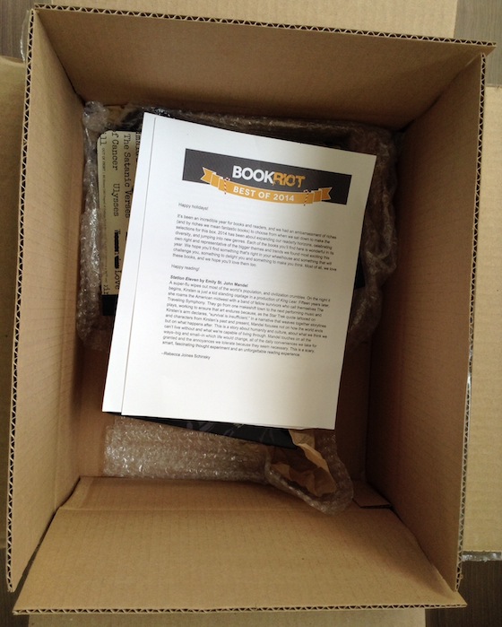 Book Riot Best of 2014 Box Review My Subscription Addiction