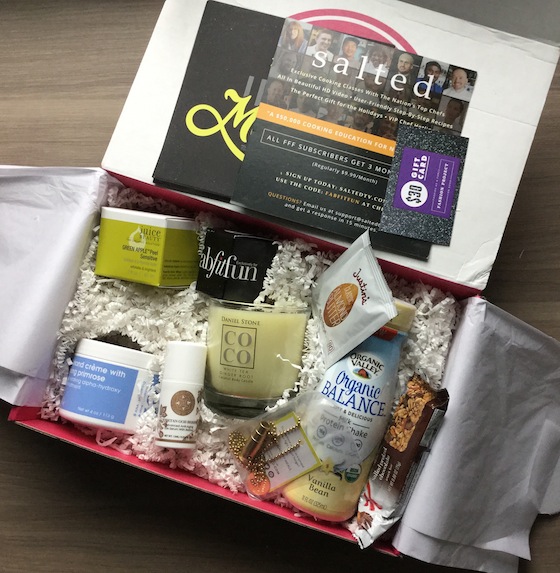 FabFitFun VIP Winter 2014 Subscription Box Review & Coupon My