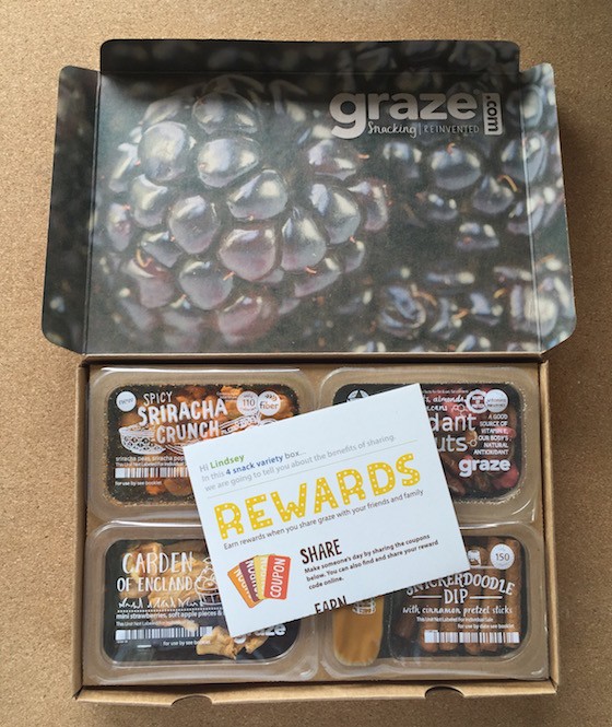 Graze Subscription Box Review + Free Box Coupon September 2015 My