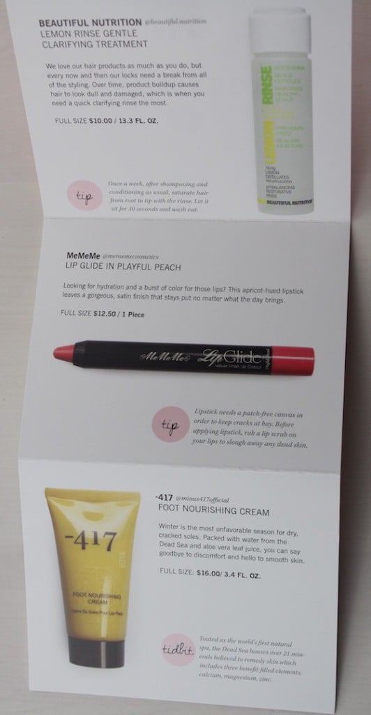 Glossybox Subscription Box Review Coupon January 2016 My Subscription Addiction