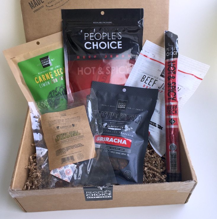 People’s Choice Beef Jerky Box Review + Coupon Jun 2016 My Subscription Addiction