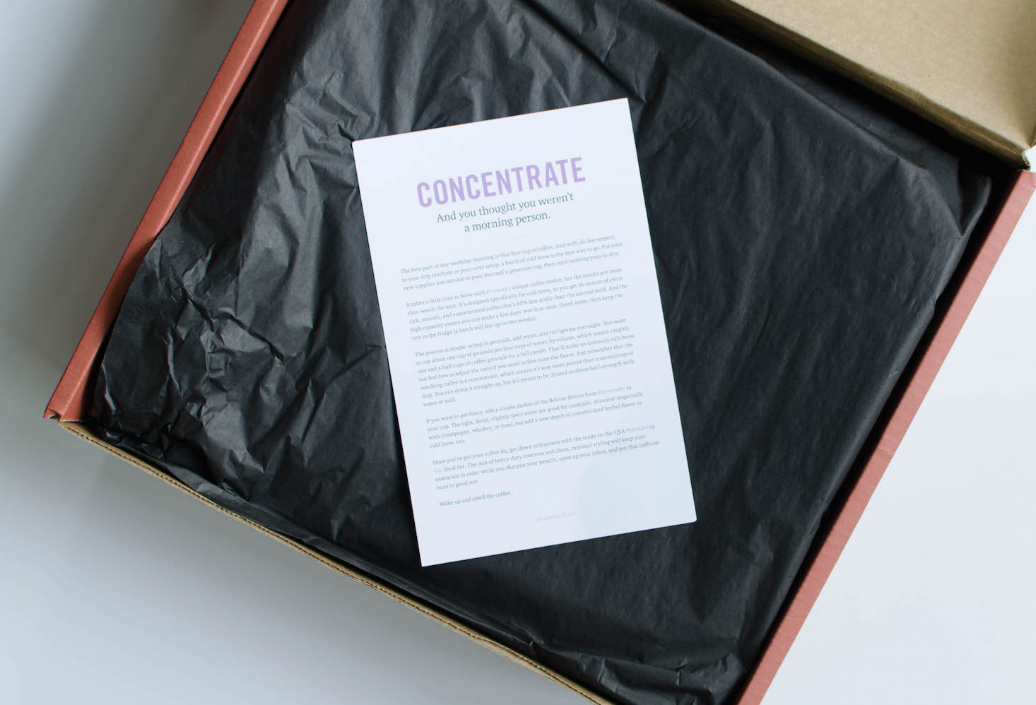 Bespoke Post Subscription Box Review + Coupon “Concentrate” My