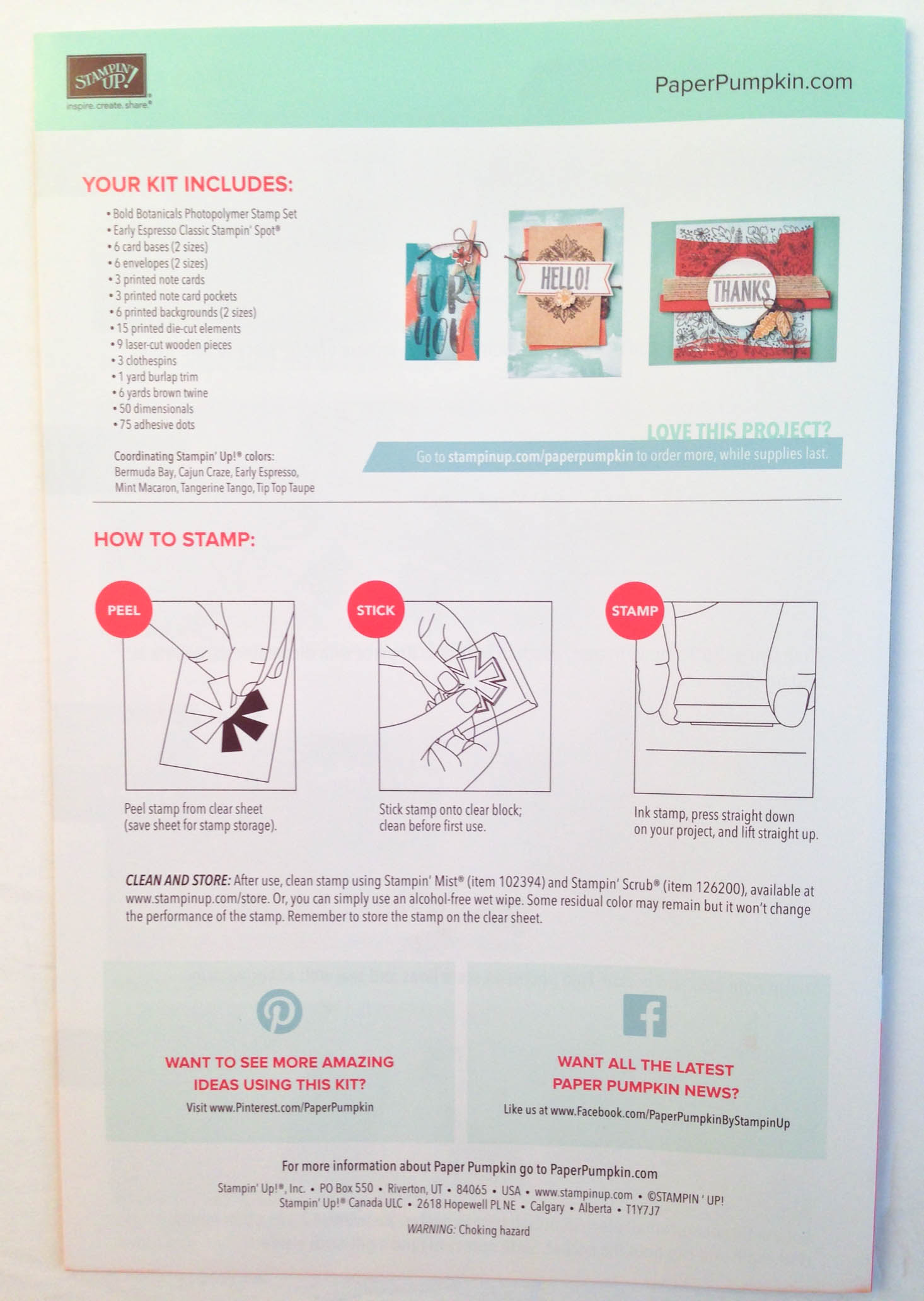 Paper Pumpkin Subscription Box Review + Coupon August 2016 My