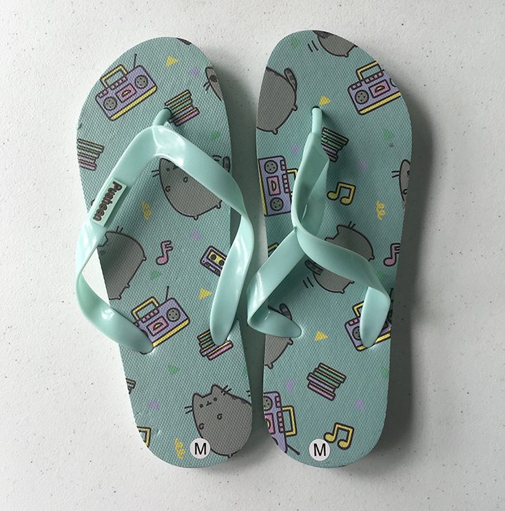 pusheen flip flops