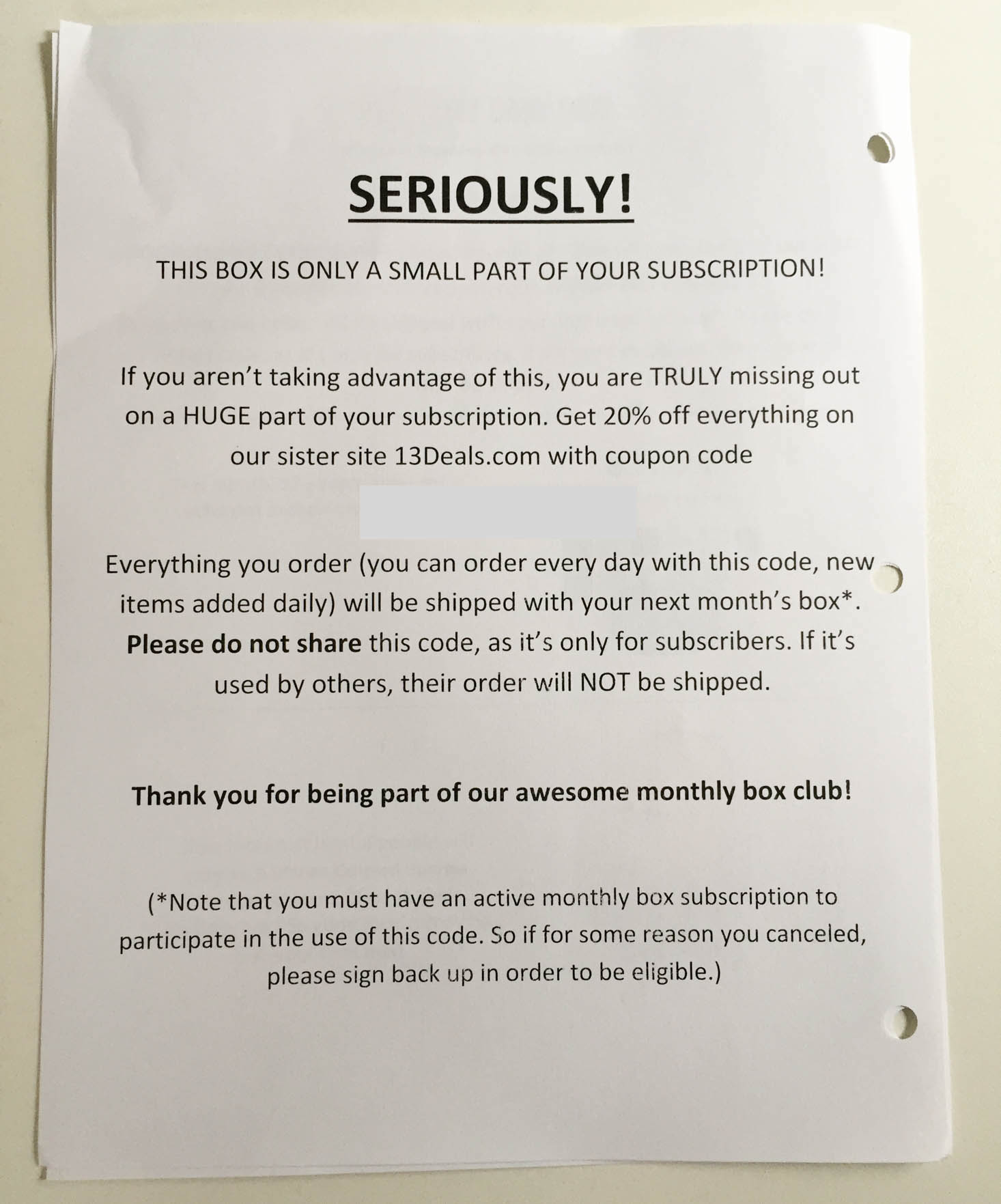 Monthly Mystery Box of Awesome Review November 2016 My Subscription