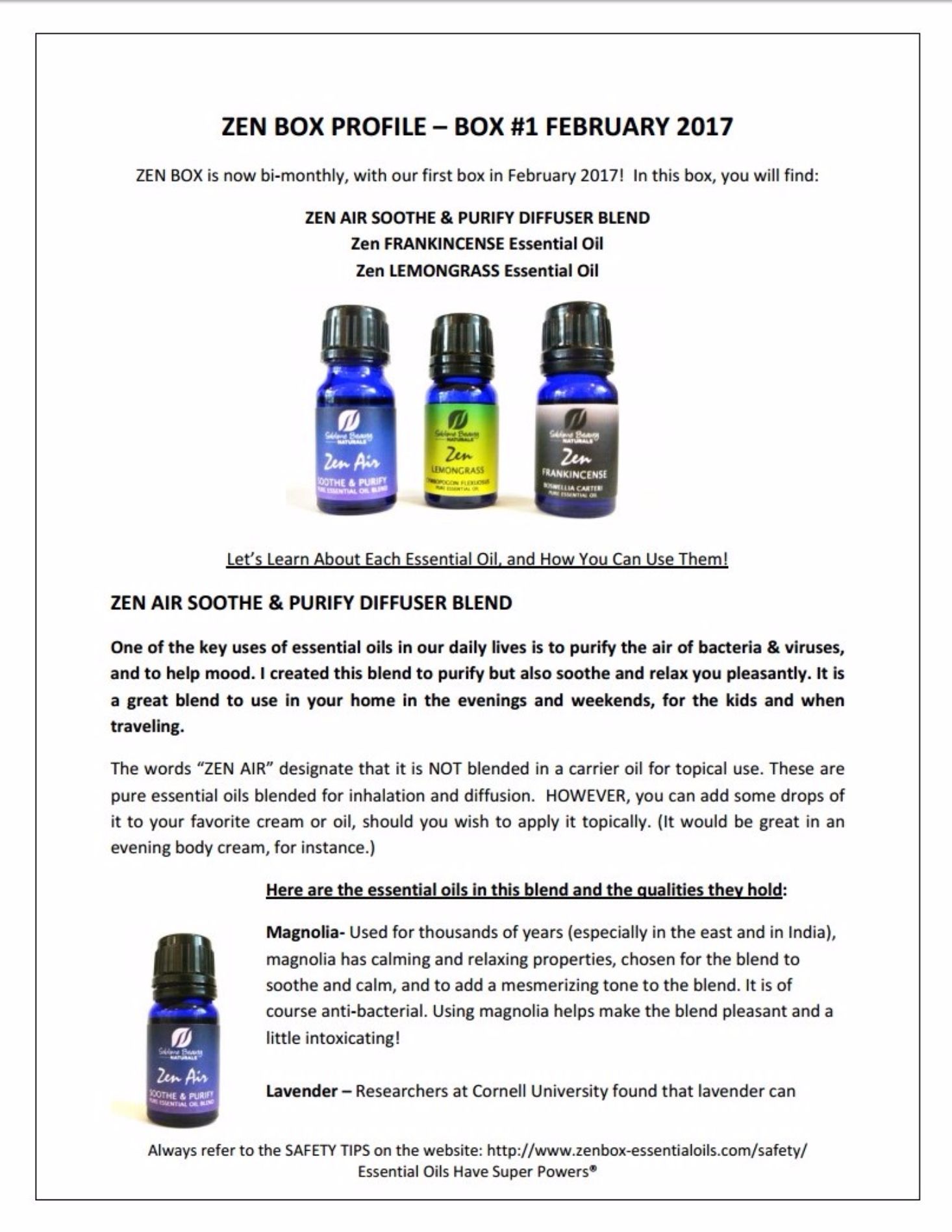 Zen Box Subscription Box Review + Coupon February 2017 My Subscription Addiction