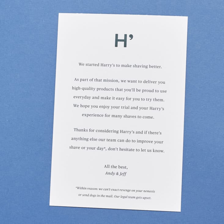 Harry’s Razor Blade Free Trial Box Review + Coupon May 2017 My