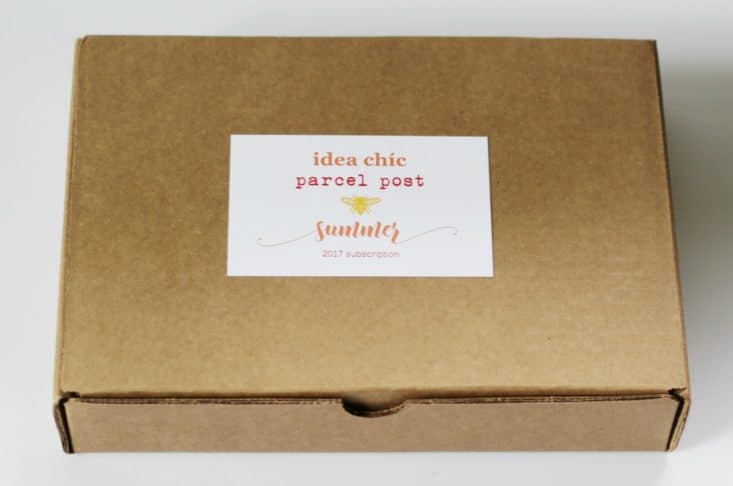 idea chíc parcel post subscription review   coupon- summer 2017