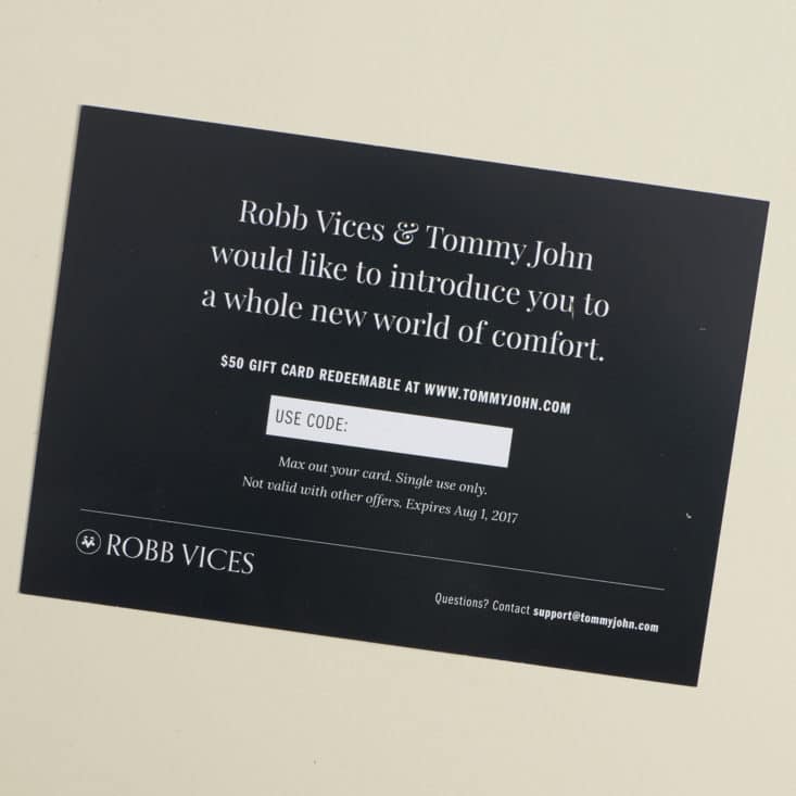 Robb Vices Subscription Box Review + Coupon June 2017 MSA