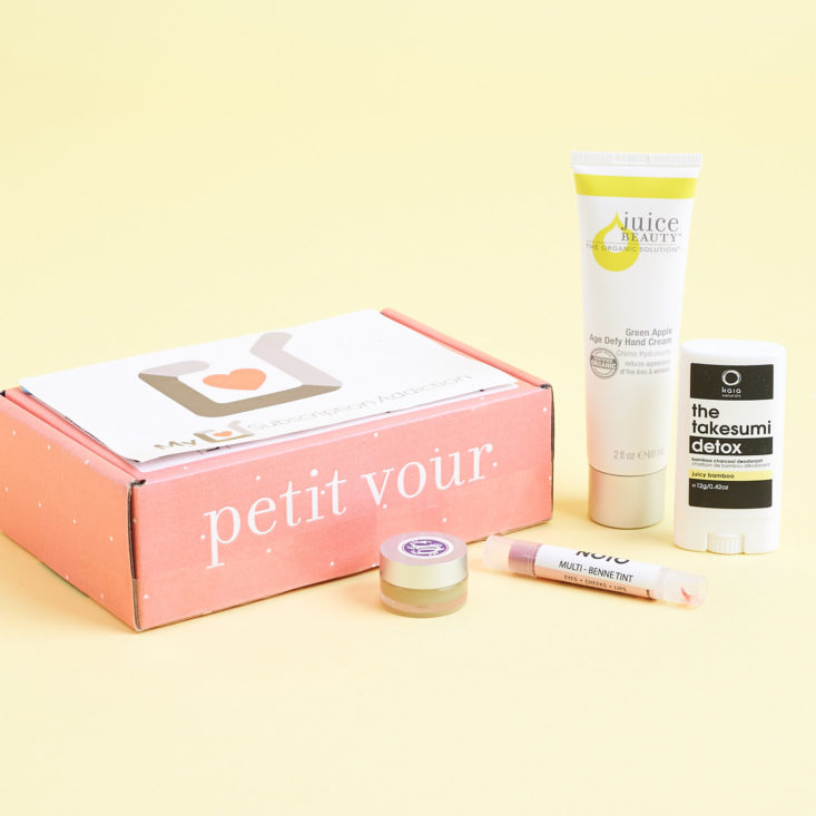 Petit Vour Vegan Subscription Box Review August 2017 My