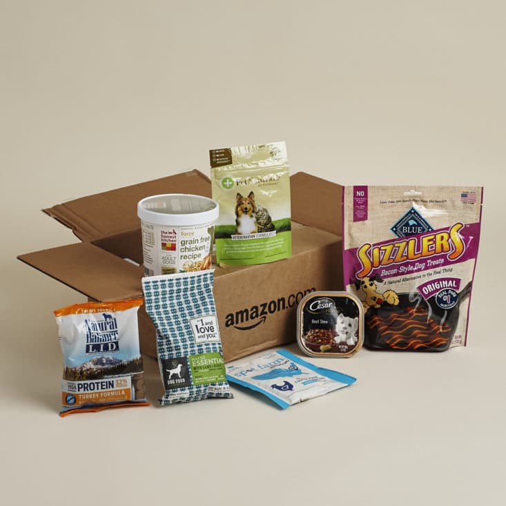 Amazon Dog Food and Treats Sample Box Review July 2017 MSA