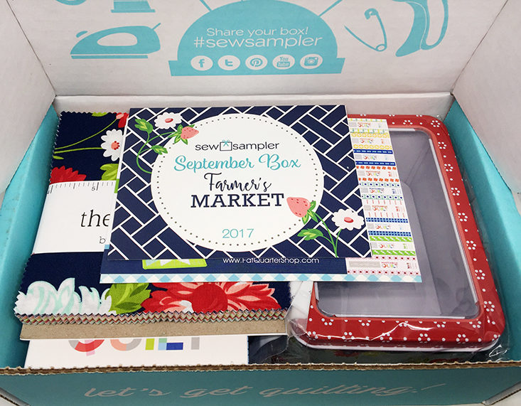 Sew Sampler Subscription Box Review September 2017 My Subscription