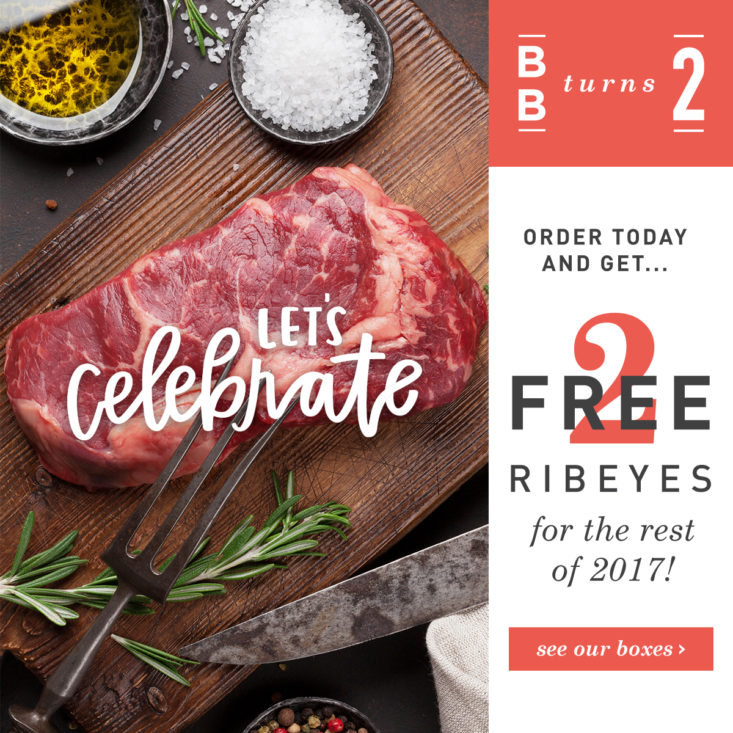 Butcher Box Coupon 2 Free Ribeye Steaks In Every Box