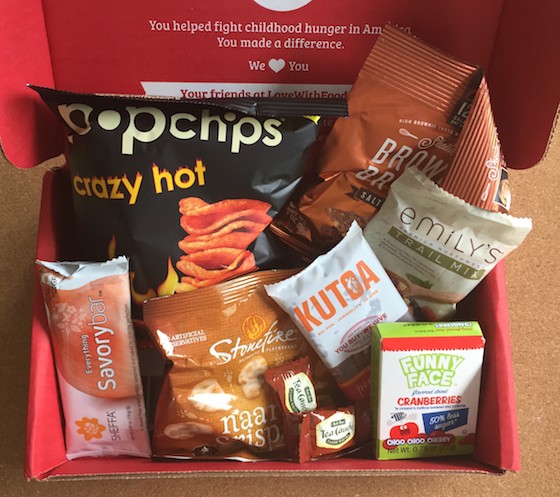Love with food box coupons