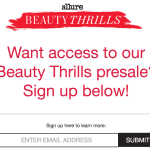 Allure Beauty Thrills Box Pre-Sale Launches on Monday!