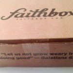 Faithbox Subscription Box Review – November 2016
