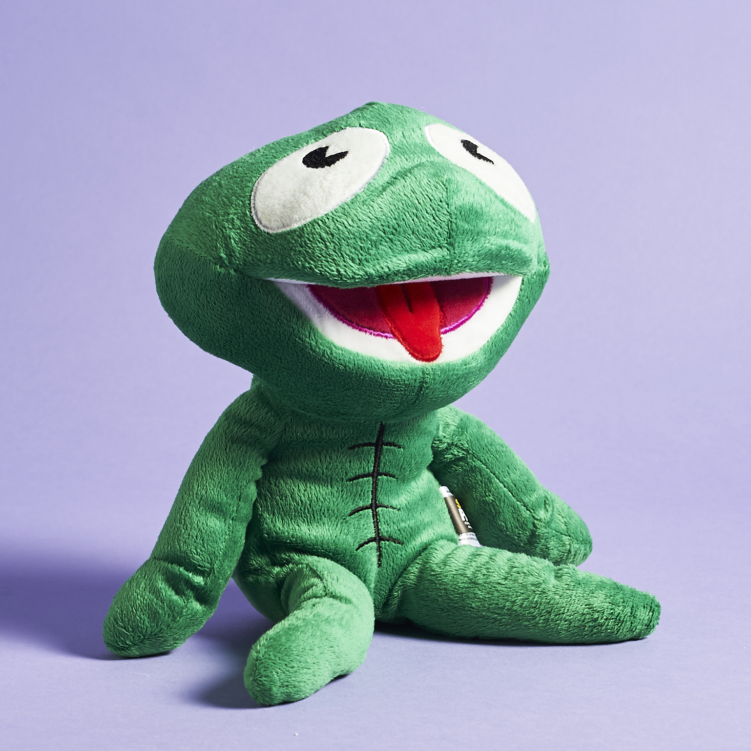 clyde frog plush toy