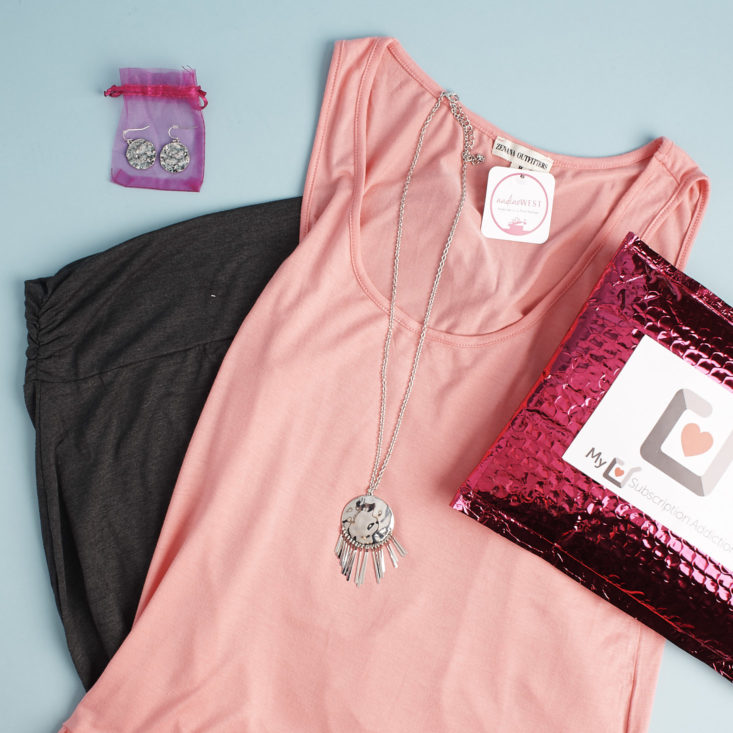 Check out the separates and jewelry i got in my September 2017 Nadine West subscription box!