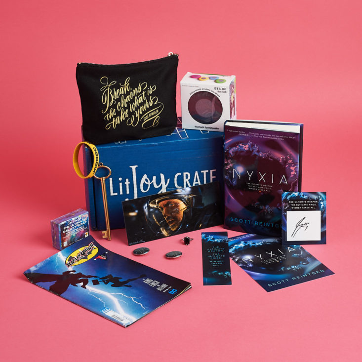 Check out what's inside the Dragon Slayer themed September LitJoy box!