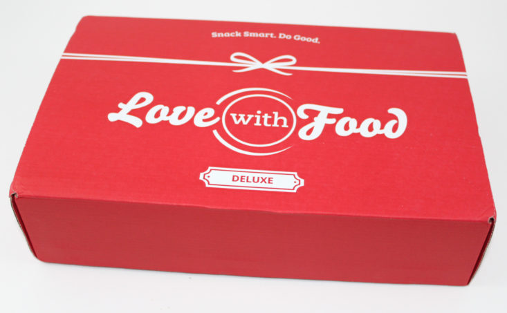 Love with Food Deluxe October 2017 Healthy Snack Subscription Box