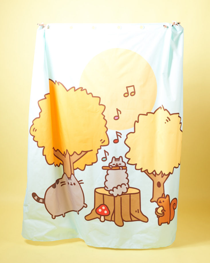 Expanded Pusheen Shower curtain