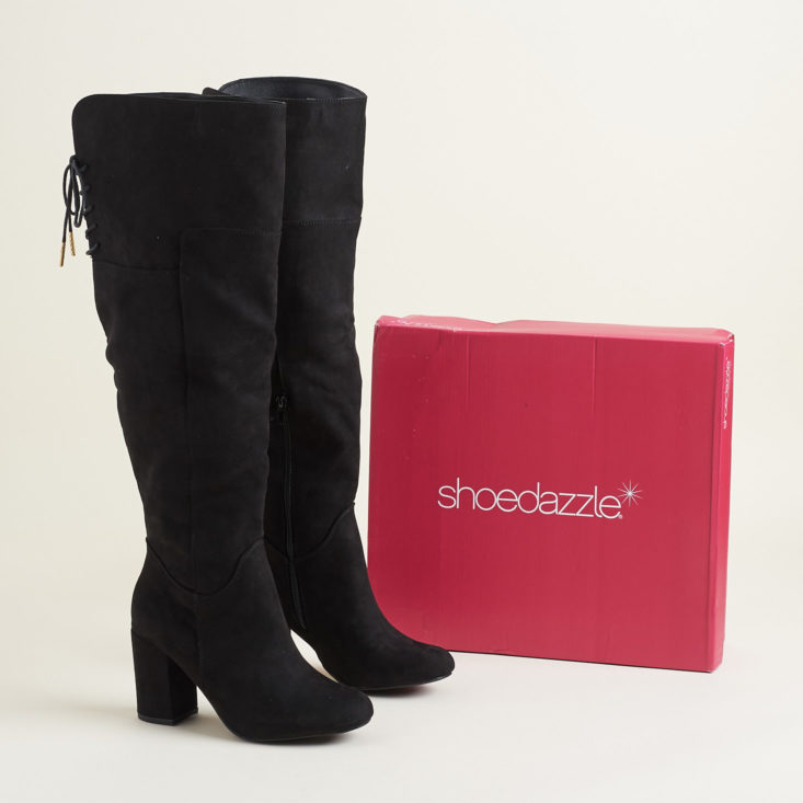 Check out the over the knee boots and booties I got for an awesome intro price at Shoedazzle!