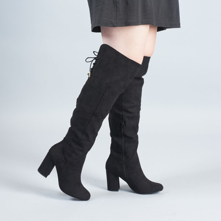 Check out the over the knee boots and booties I got for an awesome intro price at Shoedazzle!