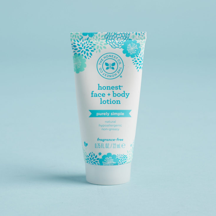 Target Baby Box October 2017 - Honest Company Face + Body Lotion Sample