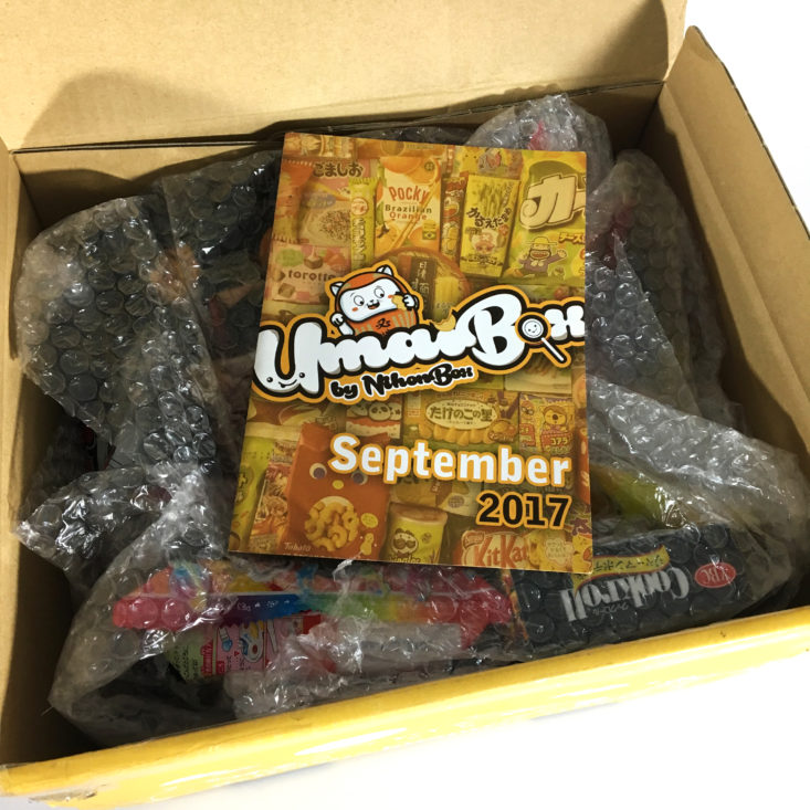 UmaiBox Food Box September 2017 - 0002