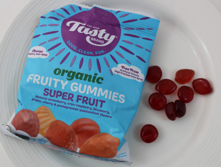 Vegan Cuts Snack October 2017 - Tasty Fruity Gummies