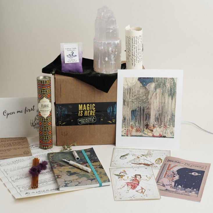 Contents of Wonderful Objects Dreams and Destinies Box