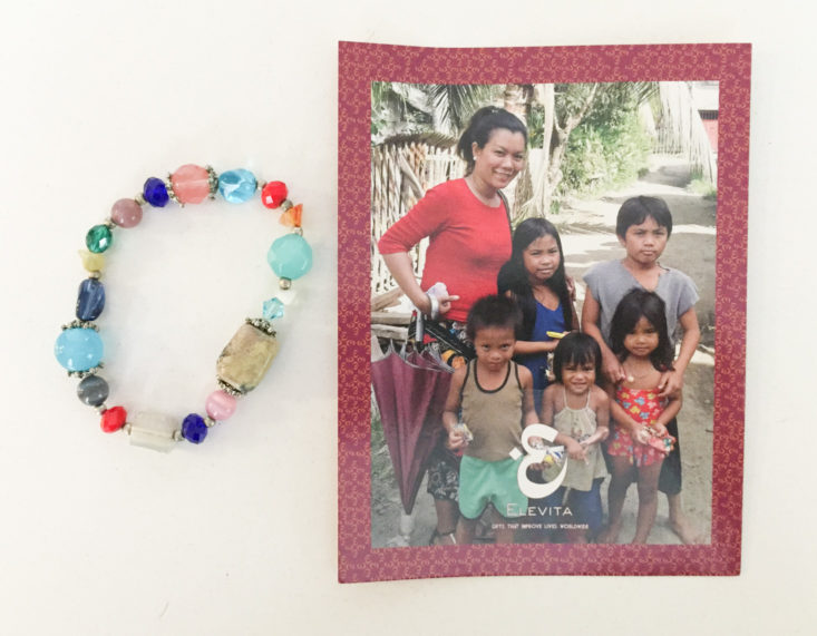 elevita october 2017 Fair Trade Subscription Box