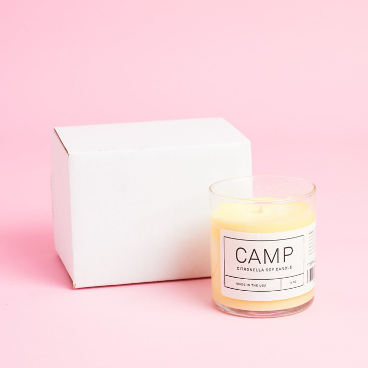 Bespoke Post Perch October 2017 Camp Candle