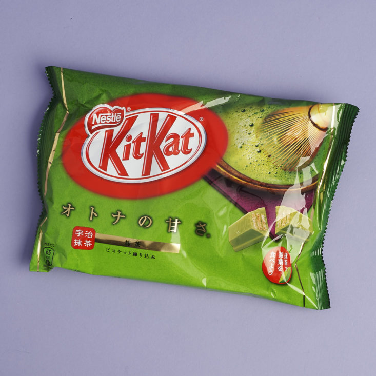 package of Green Tea Matcha Kit Kats