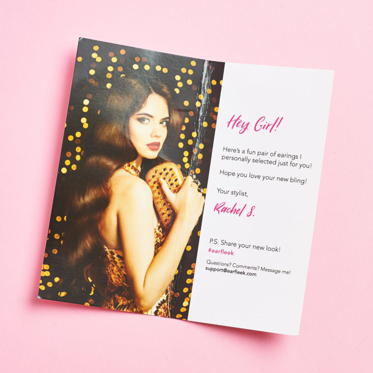 info card for the october 2017 earfleek pack