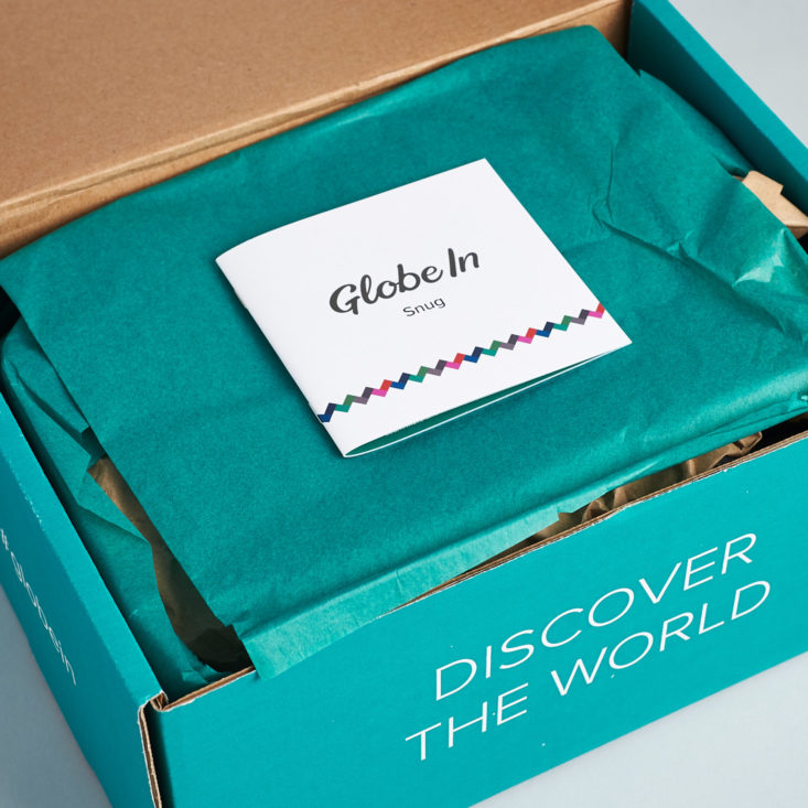globe in snug box information booklet