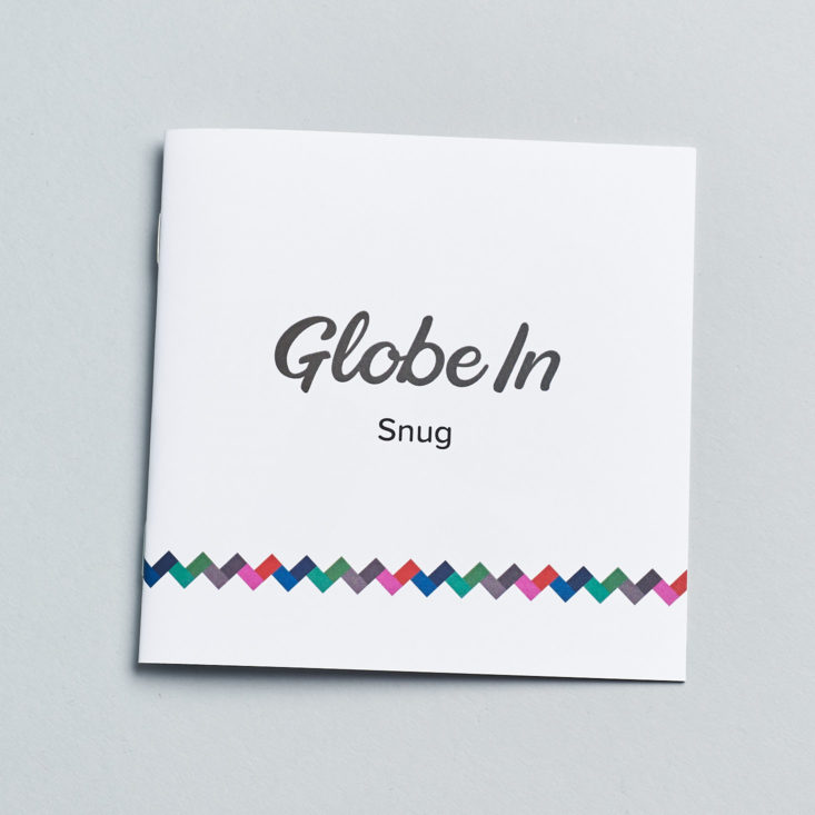globe in snug box information booklet