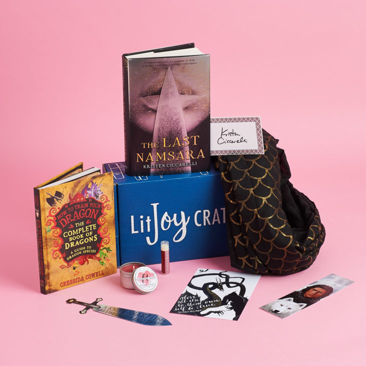 all items inside the litjoy crate YA box for october 2017
