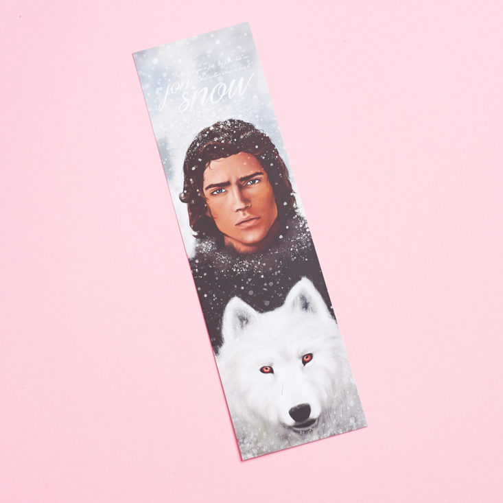 wolf and man bookmark
