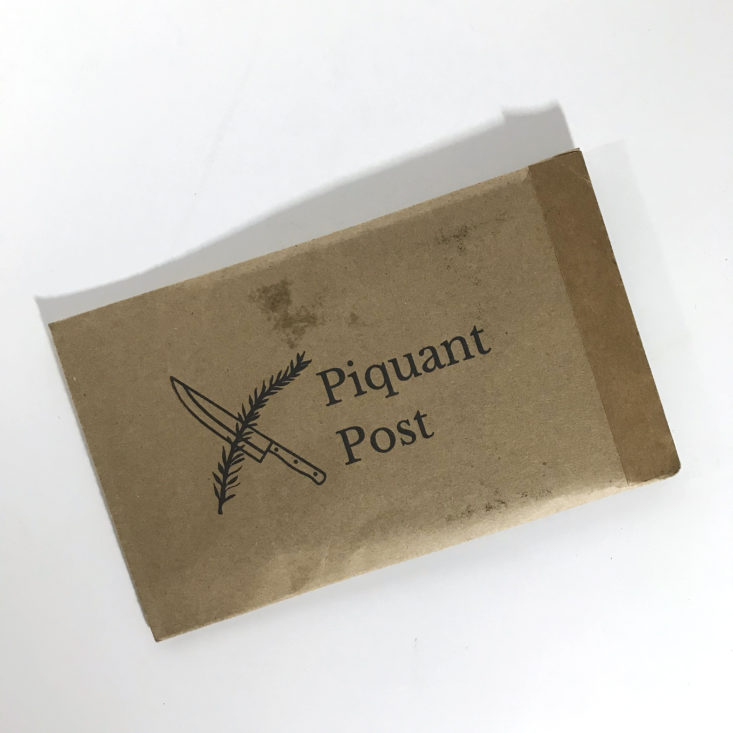 Piquant Post Box October 2017 - 0001