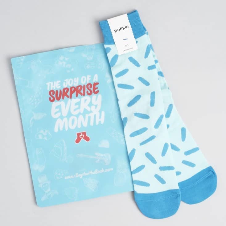 Say It with a Sock features quality sock brands and playful patterns.