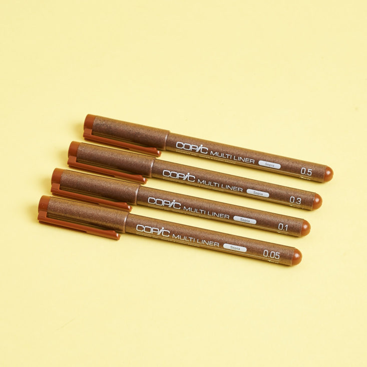 sepia pen set