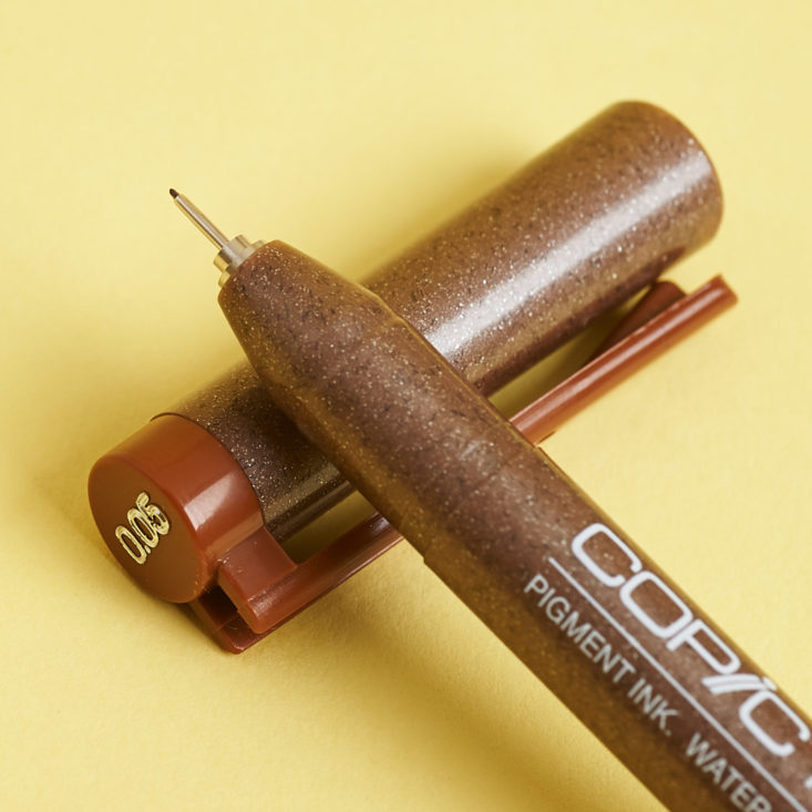 sepia pen tip