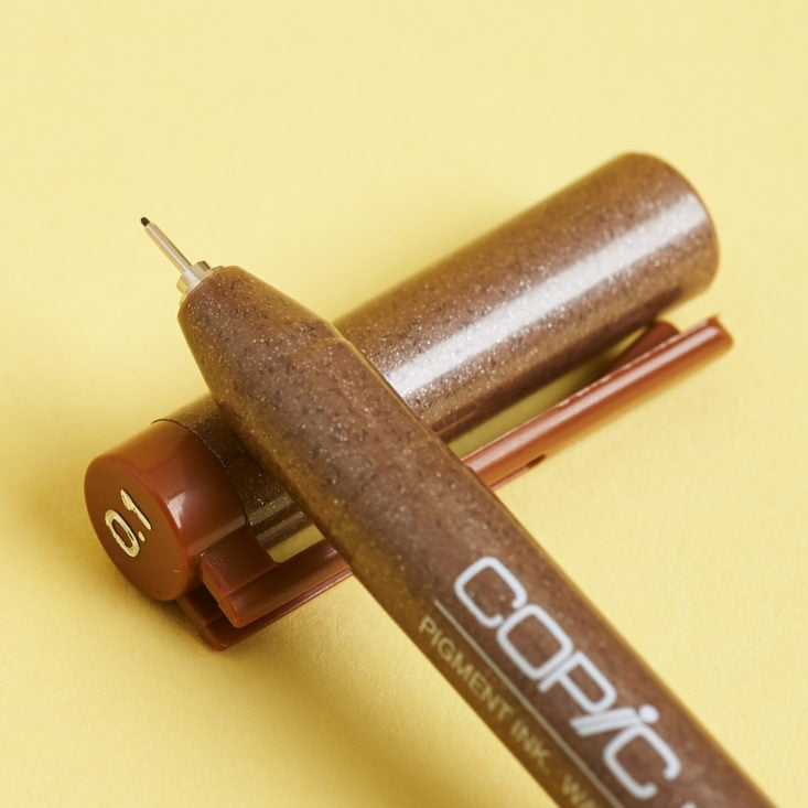 sepia pen tip