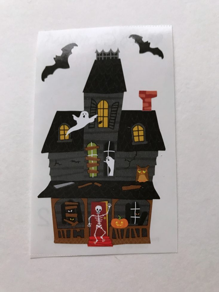Stickermom Kiddie October 2017 Haunted
