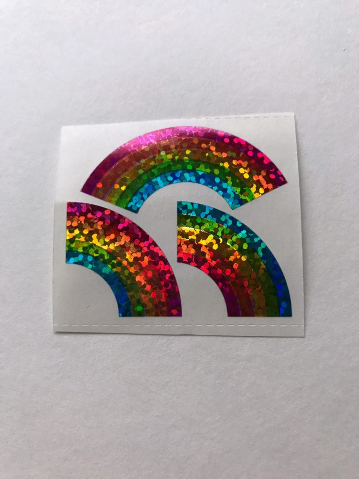 Stickermom Kiddie October 2017 Rainbows