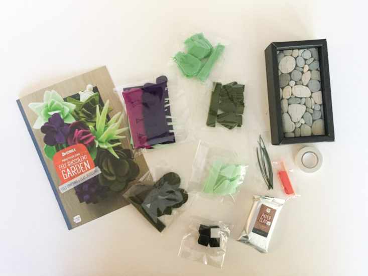 doodle crate felt succulent garden November 2017