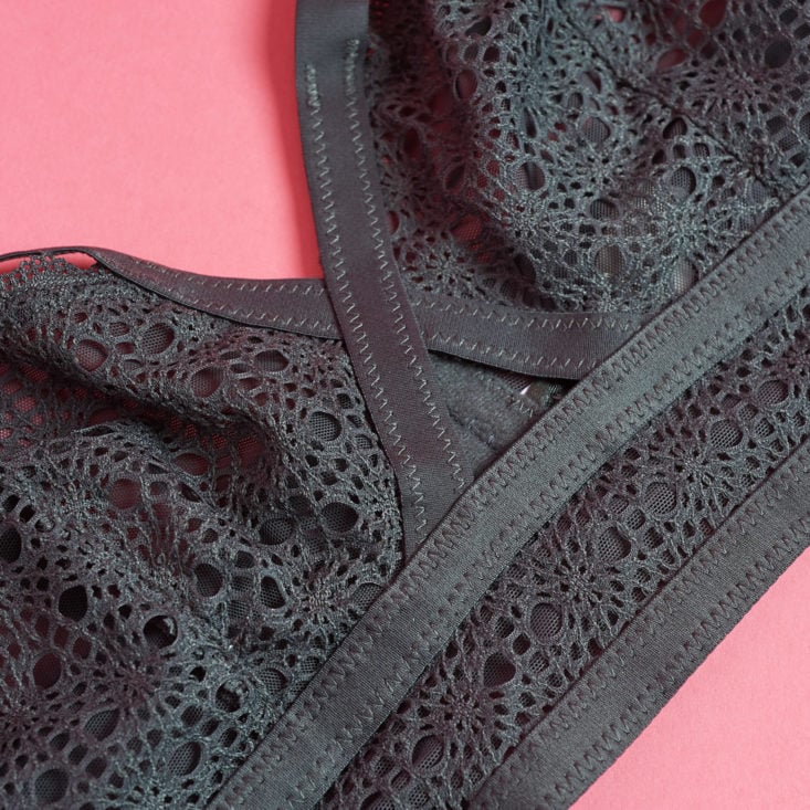 Closeup on Bettie Adore Me bralette detail