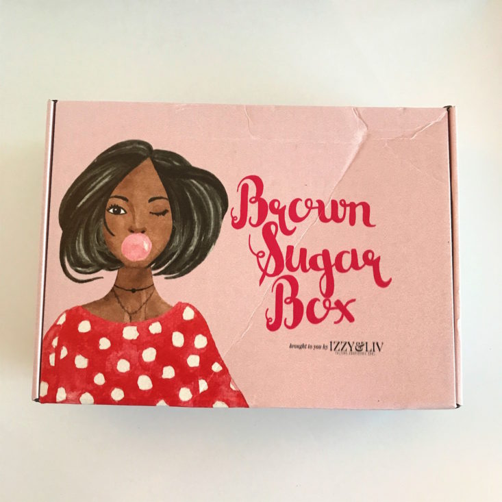 Brown Sugar Box December 2017 box closed