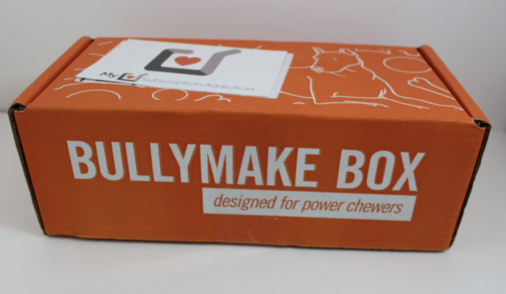Bullymake Box December 2017 Box closed